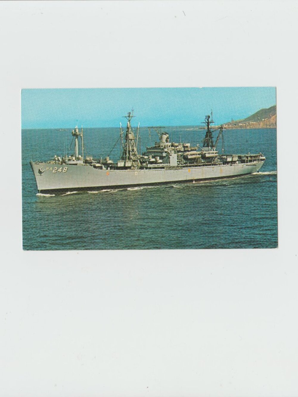 U.S.S. Paul Revere ( APA - 248) Postcard